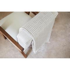 Vue VINGA Plaid Lenox de couleur marron| Krokrodeal