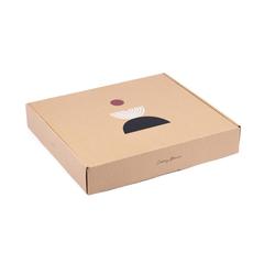 Vue VINGA Plaid Lenox de couleur marron| Krokrodeal