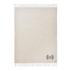 Vue VINGA Plaid Lenox de couleur marron| Krokrodeal