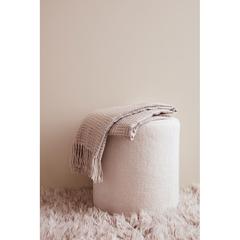 Vue VINGA Plaid Lenox de couleur marron| Krokrodeal