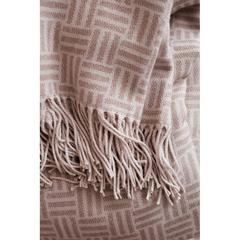 Vue VINGA Plaid Lenox de couleur marron| Krokrodeal