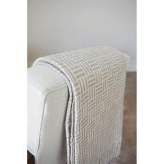 Vue VINGA Plaid Lenox de couleur marron| Krokrodeal