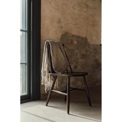 Vue VINGA Plaid Lenox de couleur noir| Krokrodeal