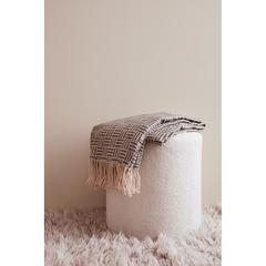 Vue VINGA Plaid Lenox de couleur noir| Krokrodeal