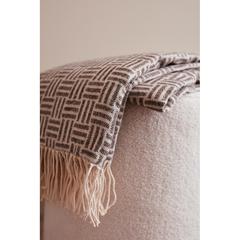 Vue VINGA Plaid Lenox de couleur noir| Krokrodeal