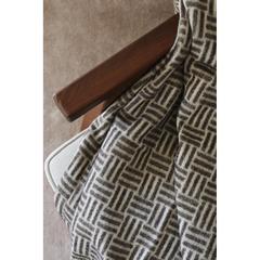 Vue VINGA Plaid Lenox de couleur noir| Krokrodeal