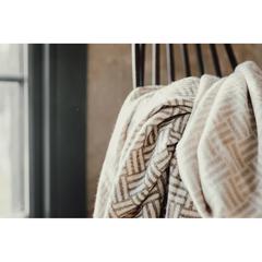 Vue VINGA Plaid Lenox de couleur vert| Krokrodeal