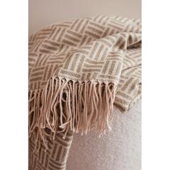 Vue VINGA Plaid Lenox de couleur vert| Krokrodeal