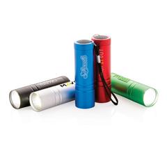 Vue Lampe torche COB de couleur gris| Krokrodeal