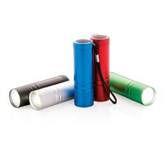 Vue Lampe torche COB de couleur gris| Krokrodeal