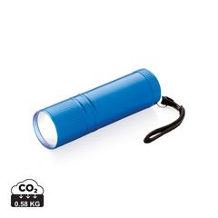 Vue Lampe torche COB de couleur bleu| Krokrodeal