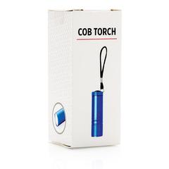 Vue Lampe torche COB de couleur bleu| Krokrodeal