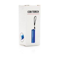 Vue Lampe torche COB de couleur bleu| Krokrodeal