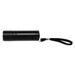 Vue Lampe torche COB de couleur noir| Krokrodeal