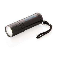 Vue Lampe torche COB de couleur noir| Krokrodeal