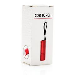 Vue Lampe torche COB de couleur rouge| Krokrodeal