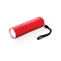 Vue Lampe torche COB de couleur rouge| Krokrodeal
