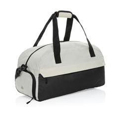 Vue Sac de sport en rPET AWARE™ Kazu de couleur blanc| Krokrodeal