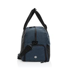 Vue Sac de sport en rPET AWARE™ Kazu de couleur bleu| Krokrodeal