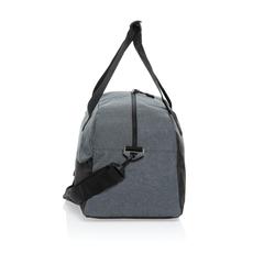 Vue Sac de sport en rPET AWARE™ Kazu de couleur gris| Krokrodeal