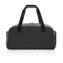 Vue Sac de sport en rPET AWARE™ Kazu de couleur gris| Krokrodeal