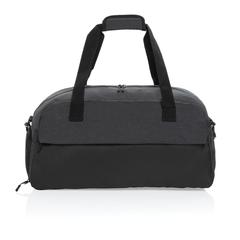 Vue Sac de sport en rPET AWARE™ Kazu de couleur noir| Krokrodeal