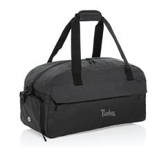 Vue Sac de sport en rPET AWARE™ Kazu de couleur noir| Krokrodeal