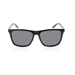 Vue Lunettes de soleil polarisées Swiss Peak en plastique RCS de couleur noir| Krokrodeal