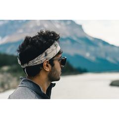 Vue Lunettes de soleil polarisées Swiss Peak en plastique RCS de couleur noir| Krokrodeal