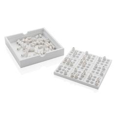 Vue Jeu de Sudoku en bois de couleur blanc| Krokrodeal