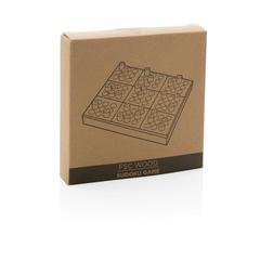Vue Jeu de Sudoku en bois de couleur blanc| Krokrodeal