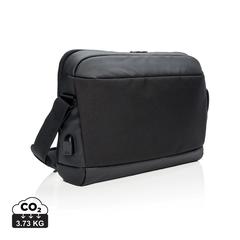 Vue Sacoche ordinateur 15.6'' Madrid de couleur noir| Krokrodeal