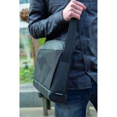 Vue Sacoche ordinateur 15.6'' Madrid de couleur noir| Krokrodeal