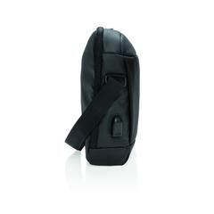 Vue Sacoche ordinateur 15.6'' Madrid de couleur noir| Krokrodeal