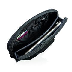 Vue Sacoche ordinateur 15.6'' Madrid de couleur noir| Krokrodeal