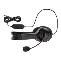 Vue Casque audio filaire de couleur noir| Krokrodeal