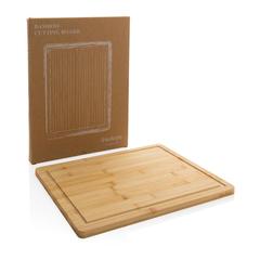 Vue Planche à découper en bambou Ukiyo de couleur marron| Krokrodeal