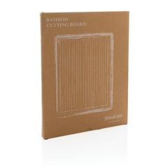 Vue Planche à découper en bambou Ukiyo de couleur marron| Krokrodeal