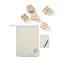 Vue VINGA Jeu de yacht/dés de couleur marron| Krokrodeal