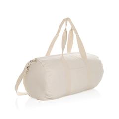 Vue Sac de sport en toile recyclée et non teintée Impact AWARE™ de couleur blanc| Krokrodeal