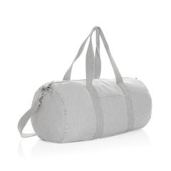 Vue Sac de sport en toile recyclée et non teintée Impact AWARE™ de couleur gris| Krokrodeal