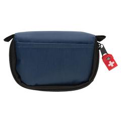 Vue Set de premiers secours dans une pochette de couleur bleu| Krokrodeal