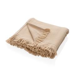 Vue Serviette hammam Ukiyo Keiko AWARE™ Made in Europe 100x180cm de couleur marron| Krokrodeal