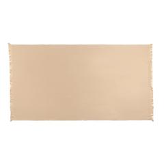 Vue Serviette hammam Ukiyo Keiko AWARE™ Made in Europe 100x180cm de couleur marron| Krokrodeal