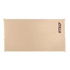 Vue Serviette hammam Ukiyo Keiko AWARE™ Made in Europe 100x180cm de couleur marron| Krokrodeal
