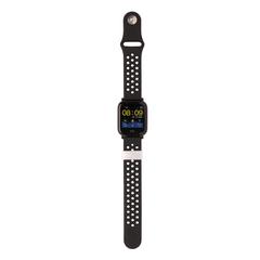 Vue Montre connectée Fit de couleur noir| Krokrodeal