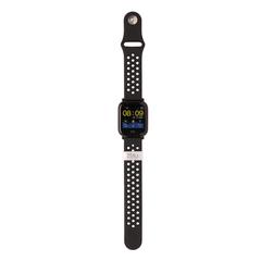 Vue Montre connectée Fit de couleur noir| Krokrodeal