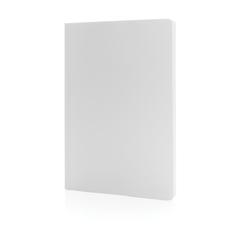 Vue Carnet A5 à couverture souple avec papier minéral IMPACT de couleur blanc| Krokrodeal