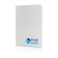 Vue Carnet A5 à couverture souple avec papier minéral IMPACT de couleur blanc| Krokrodeal