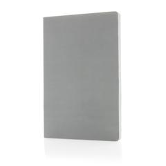 Vue Carnet A5 à couverture souple avec papier minéral IMPACT de couleur gris| Krokrodeal